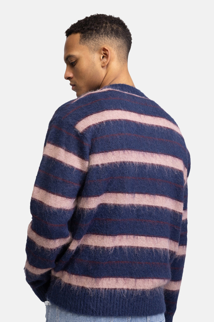 Pull col O - bleu