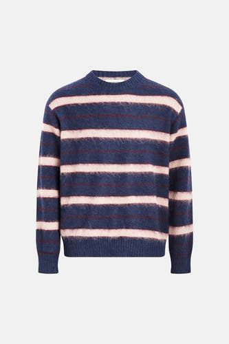 Pull col O - bleu
