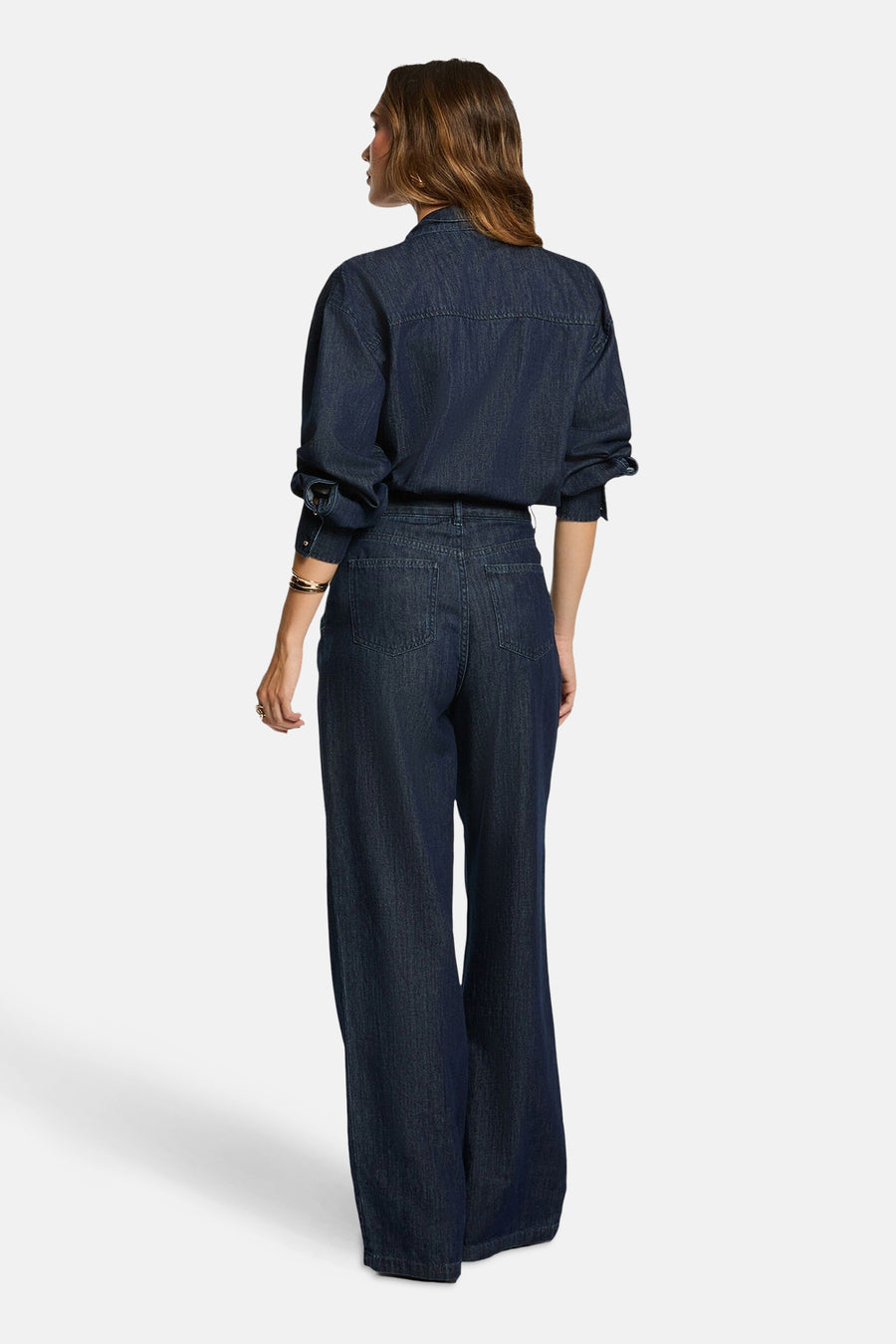 Hemd met lange mouwen - Dark blue denim - Morgan De Toi