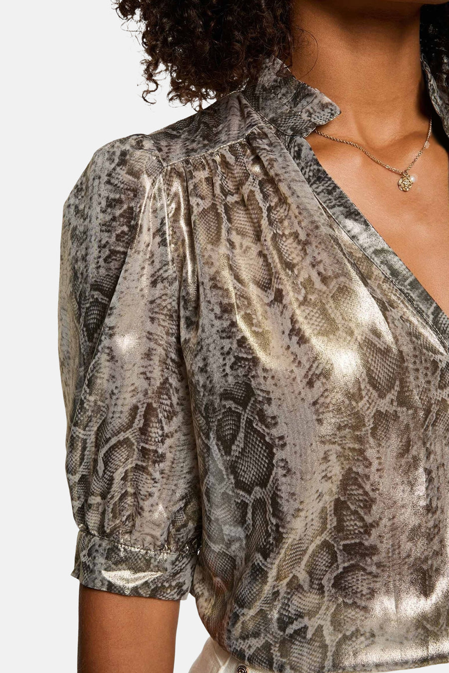 Hemd met korte mouwen - Grijs - Morgan De Toi