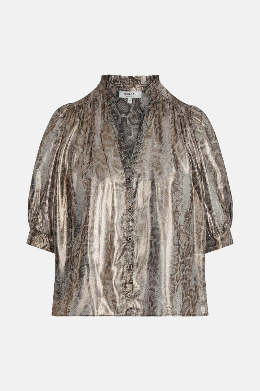 Hemd met korte mouwen - Grijs - Morgan De Toi