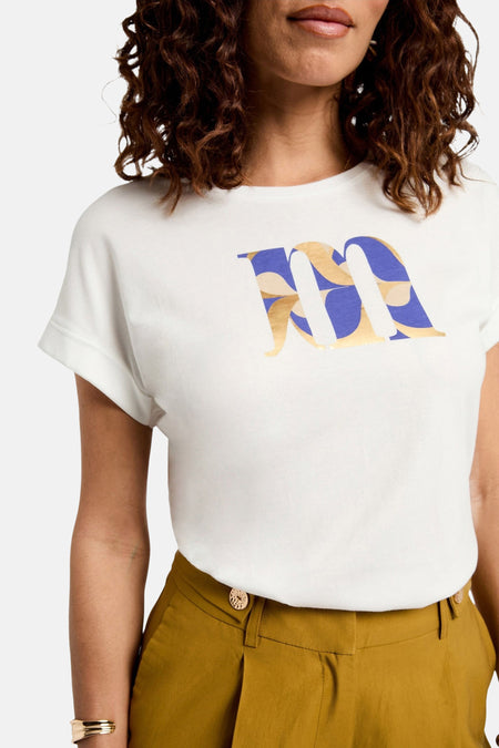 T-shirt met korte mouwen - wit