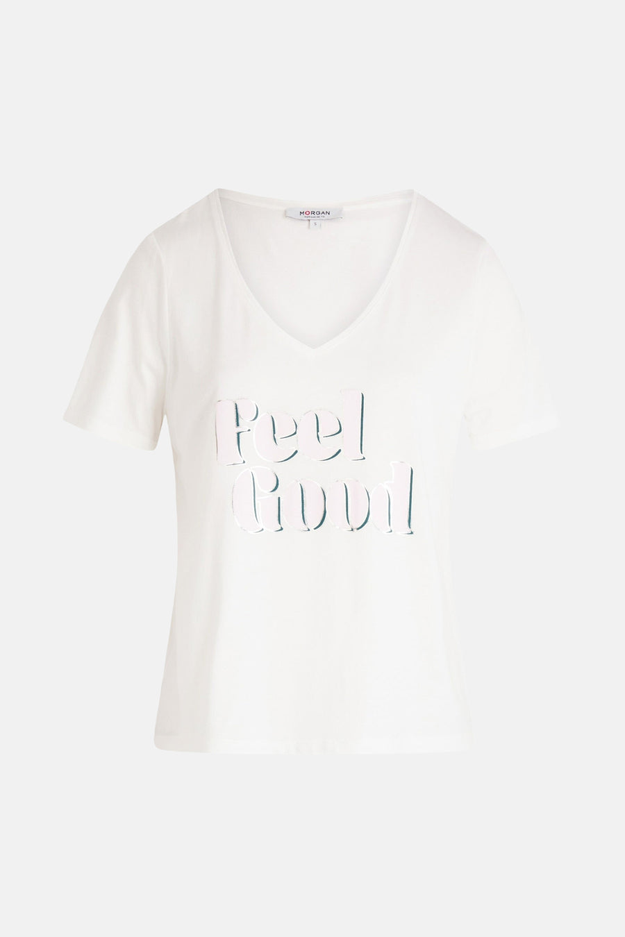 T-shirt met korte mouwen - wit - Morgan De Toi - 5