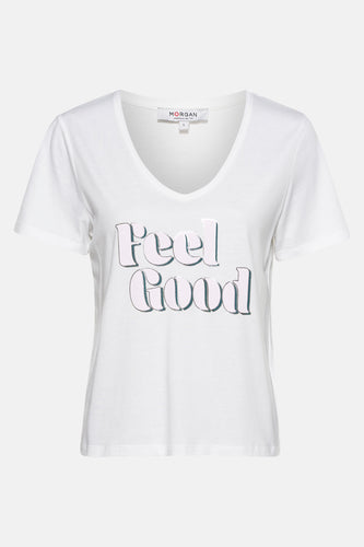 T-shirt met korte mouwen - wit - Morgan De Toi - 8