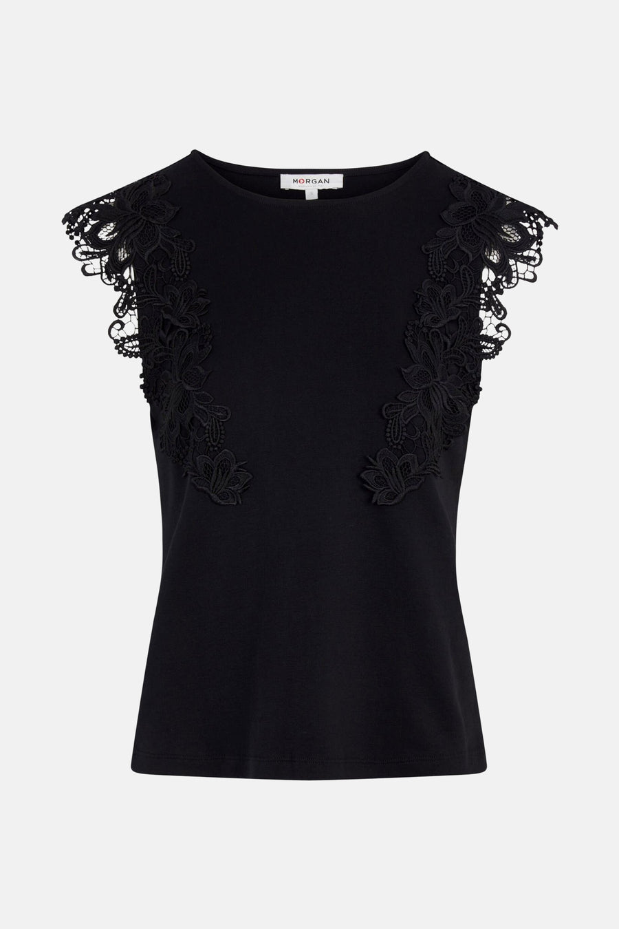 T-shirt met korte mouwen - zwart - Morgan De Toi