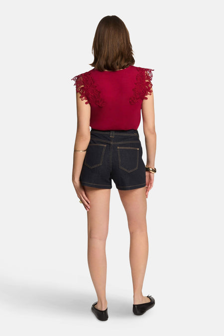 Top (korte mouwen) Rood - Morgan De Toi