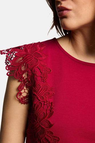 T-shirt met korte mouwen - rood - Morgan De Toi