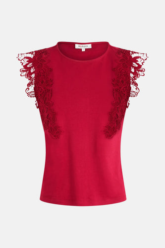 T-shirt met korte mouwen - rood - Morgan De Toi