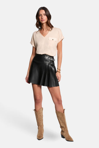 T-shirt met korte mouwen - beige - Morgan De Toi