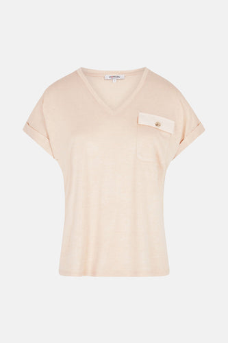 T-shirt met korte mouwen - beige - Morgan De Toi