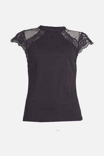 T-shirt met korte mouwen - zwart - Morgan De Toi