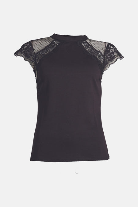 T-shirt met korte mouwen - zwart