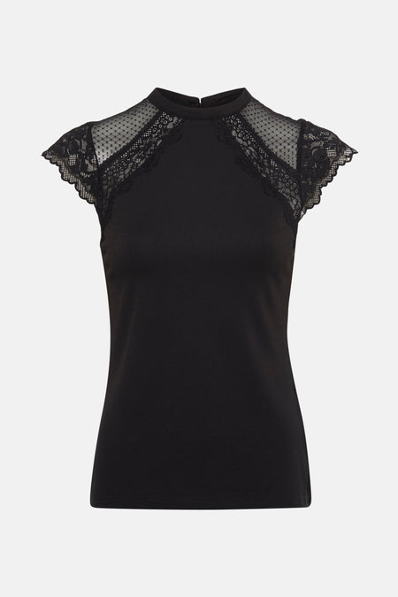 Top (korte mouwen) Zwart - Morgan De Toi