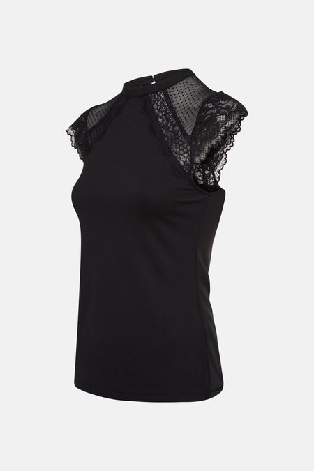Top (korte mouwen) Zwart - Morgan De Toi