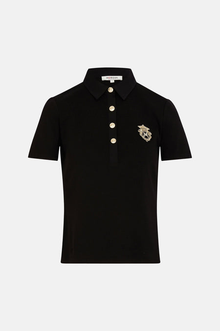 Top uni manche courte noir - Morgan De Toi