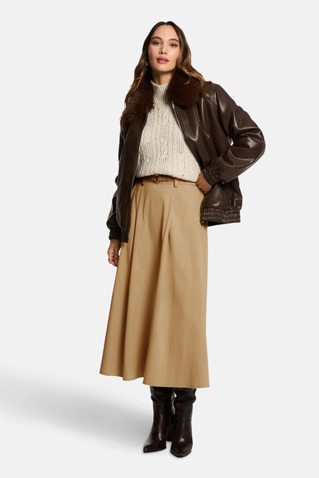 Veste courte brun - Morgan De Toi