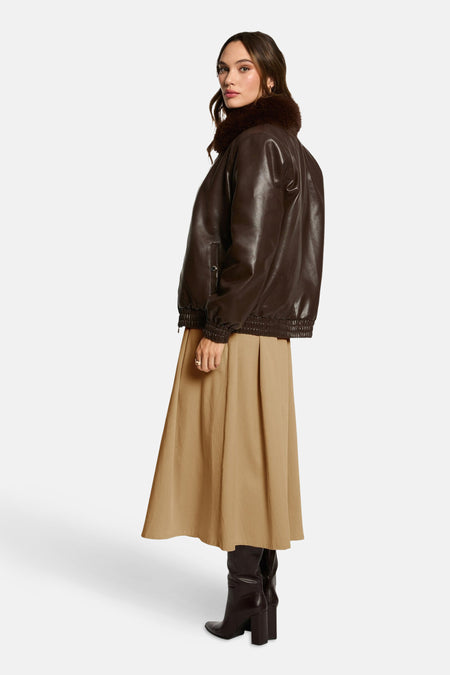 Veste courte brun - Morgan De Toi