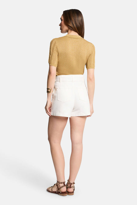 Pull col O Jaune - Morgan De Toi