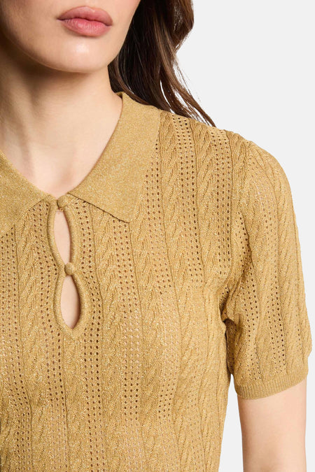 Pull col O Jaune - Morgan De Toi