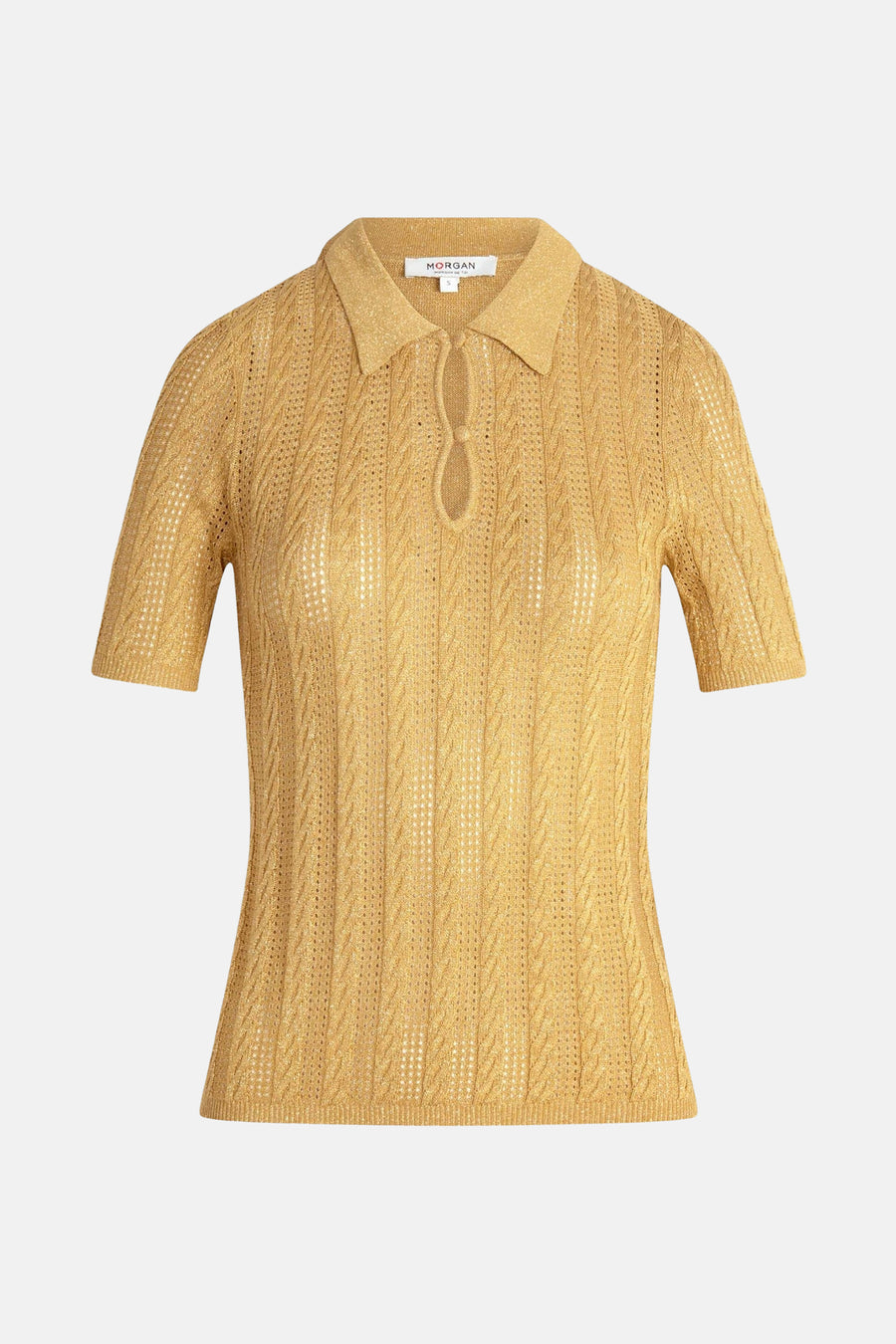 Pull à col rond - jaune - Morgan De Toi - 5