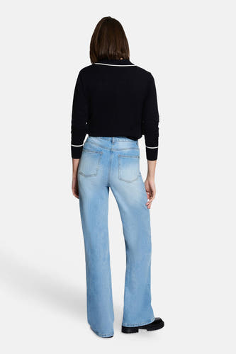 Pull col V bleu - Morgan De Toi