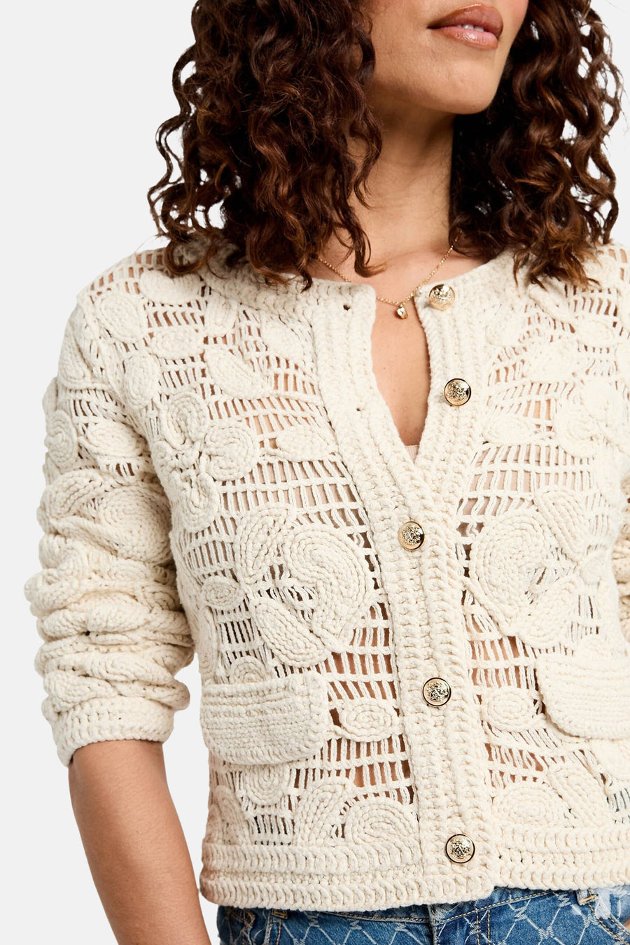 Gilet - ecru - Morgan De Toi