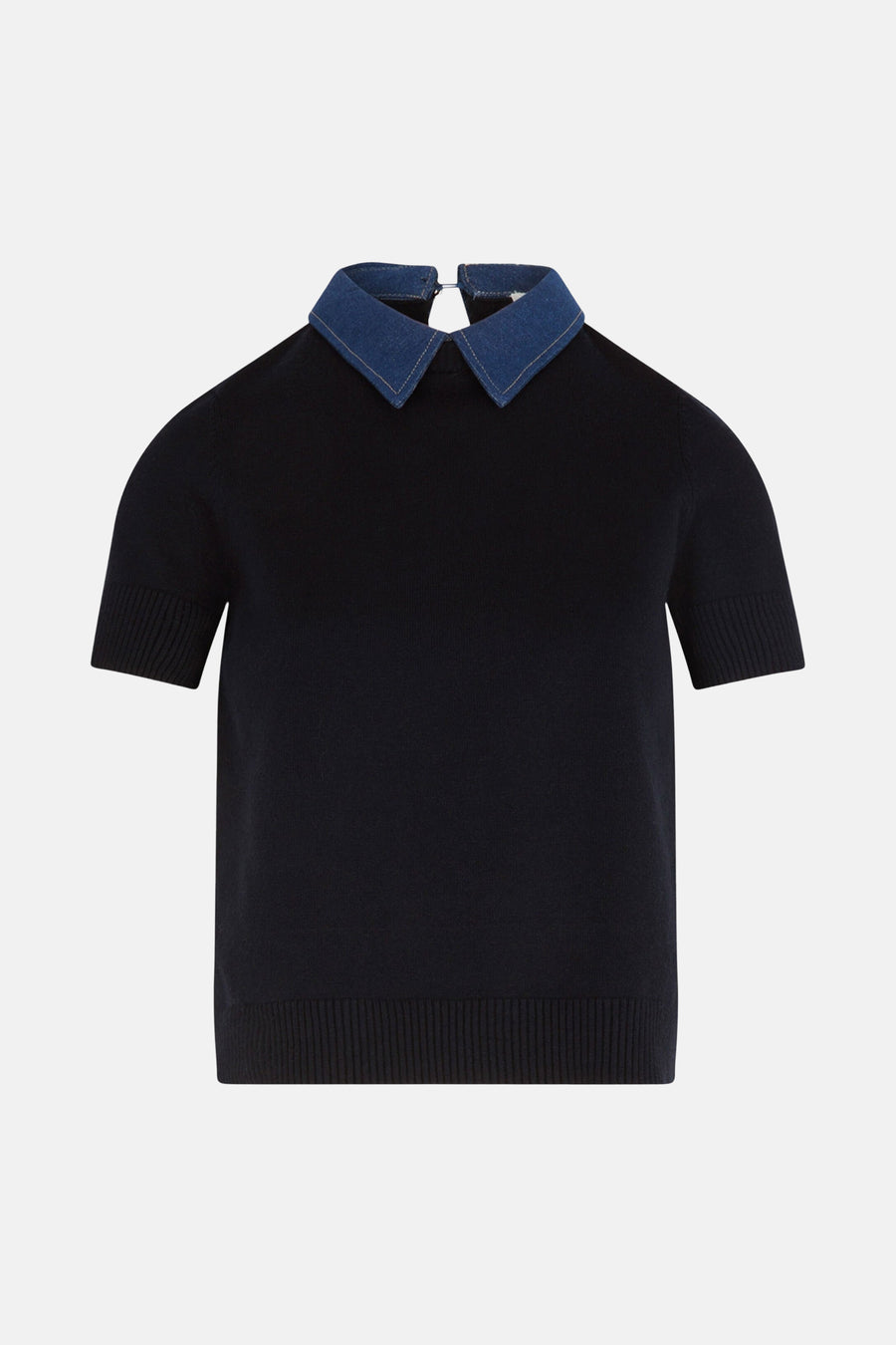 Pull à col rond - bleu - Morgan De Toi - 5