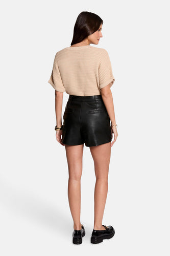 Pull met ronde hals - beige - Morgan De Toi