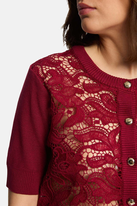 Pull col O Rouge - Morgan De Toi