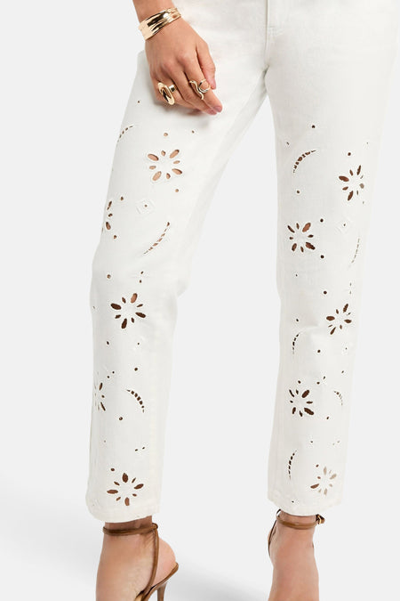Broek Wit - Morgan De Toi