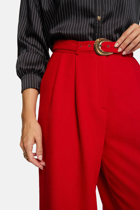 Pantalon de costume rouge - Morgan De Toi