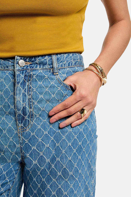 Broeken Mid blue denim - Morgan De Toi