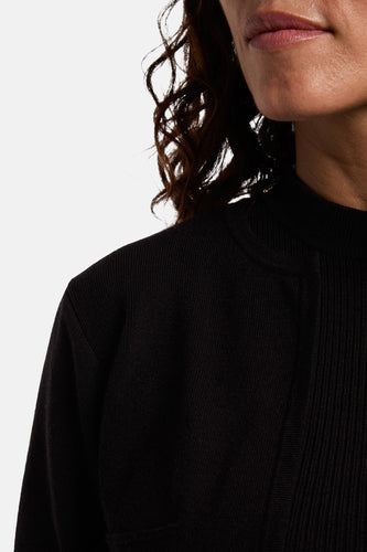 Kleedje met lange mouwen - zwart - Morgan De Toi