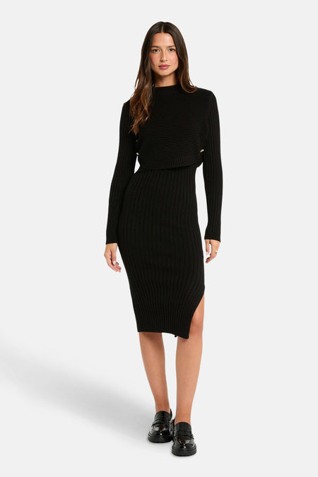 Robes manches longues noir - Morgan De Toi