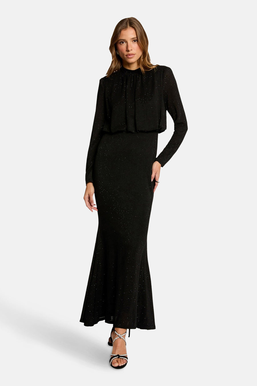 Kleedje met lange mouwen - zwart - Morgan De Toi