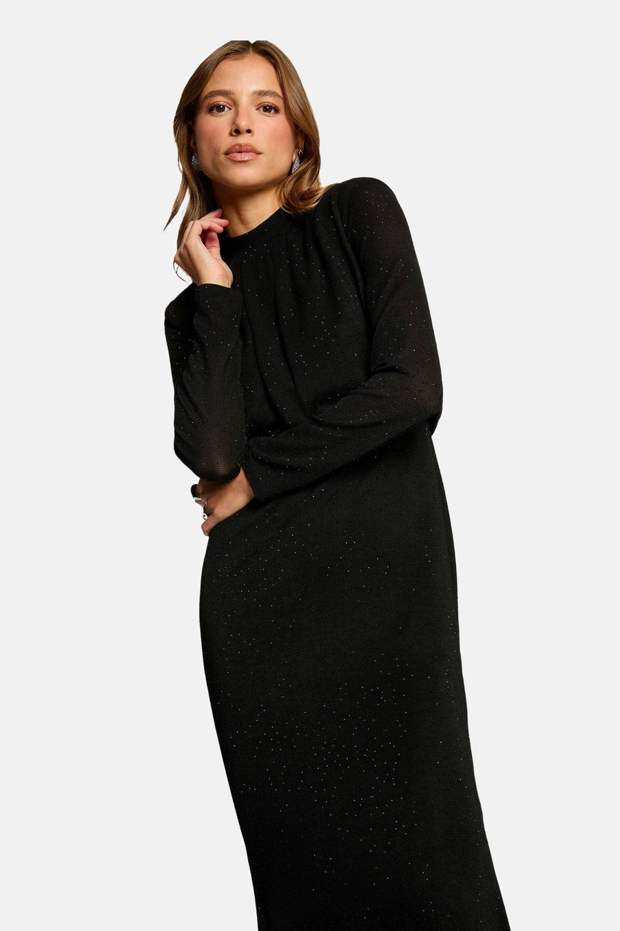 Kleedje met lange mouwen - zwart - Morgan De Toi