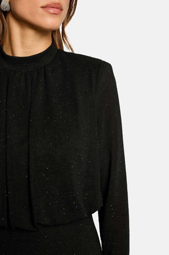 Kleedje met lange mouwen - zwart - Morgan De Toi