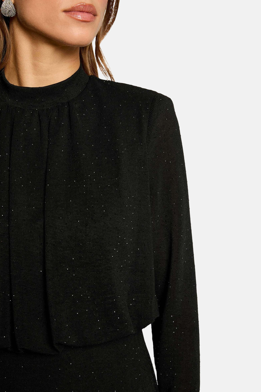 Kleedje met lange mouwen - zwart - Morgan De Toi