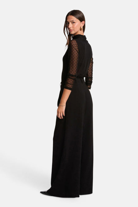 Blouse met lange mouwen - zwart