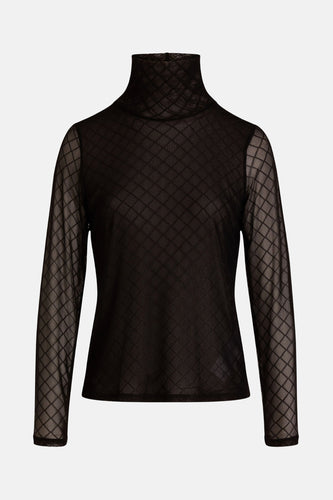 Blouse met lange mouwen - zwart - Morgan De Toi - 5