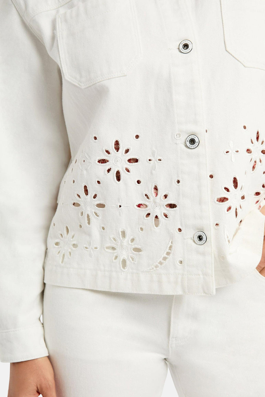 Chemise à manches longues - blanc