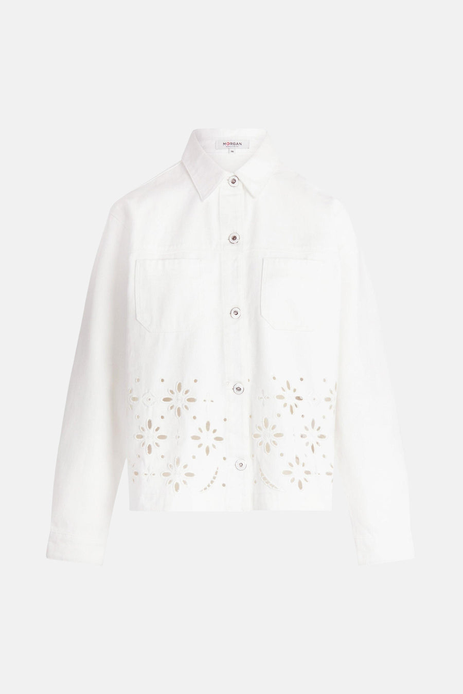 Chemise à manches longues - blanc