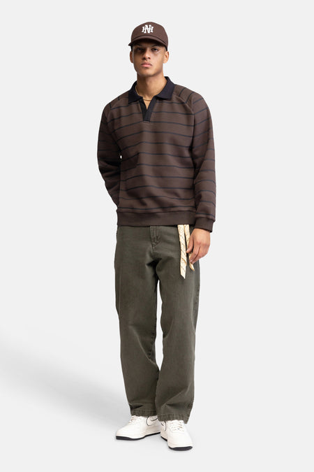 Sweater O-hals - bruin