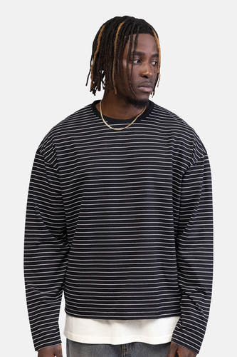T-shirt met lange mouwen - zwart