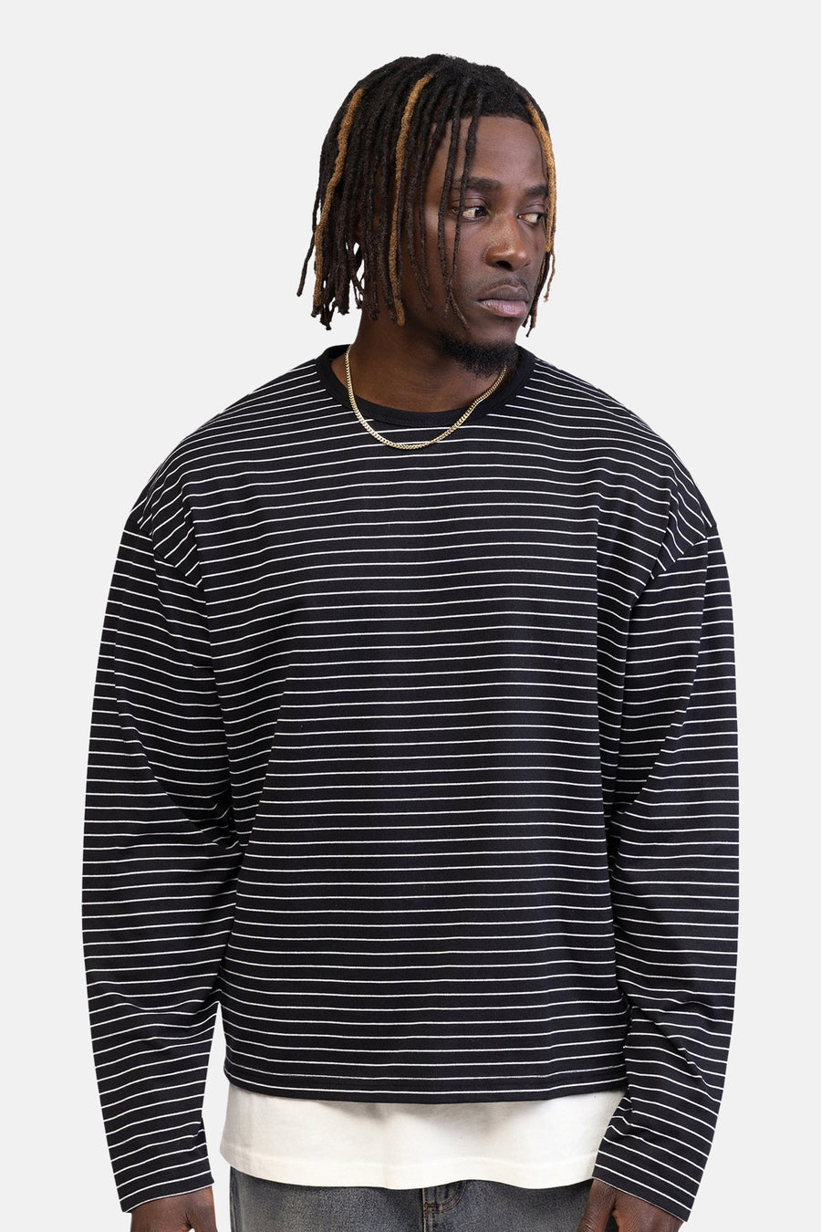 T-shirt met lange mouwen - zwart