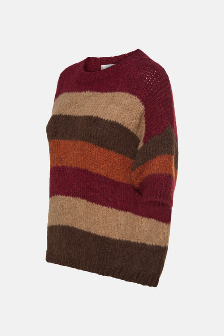 Pull met ronde hals - Multicolor