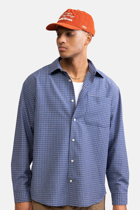 Hemd met lange mouwen - blauw