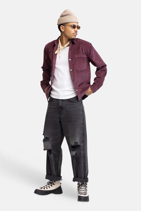 Chemise (manches longues) rouge - REDEFINED REBEL