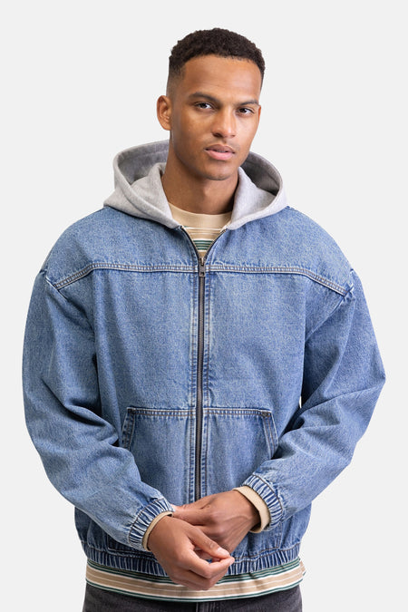 Veste - mid blue denim