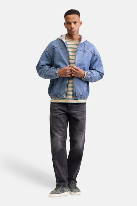 Veste - mid blue denim